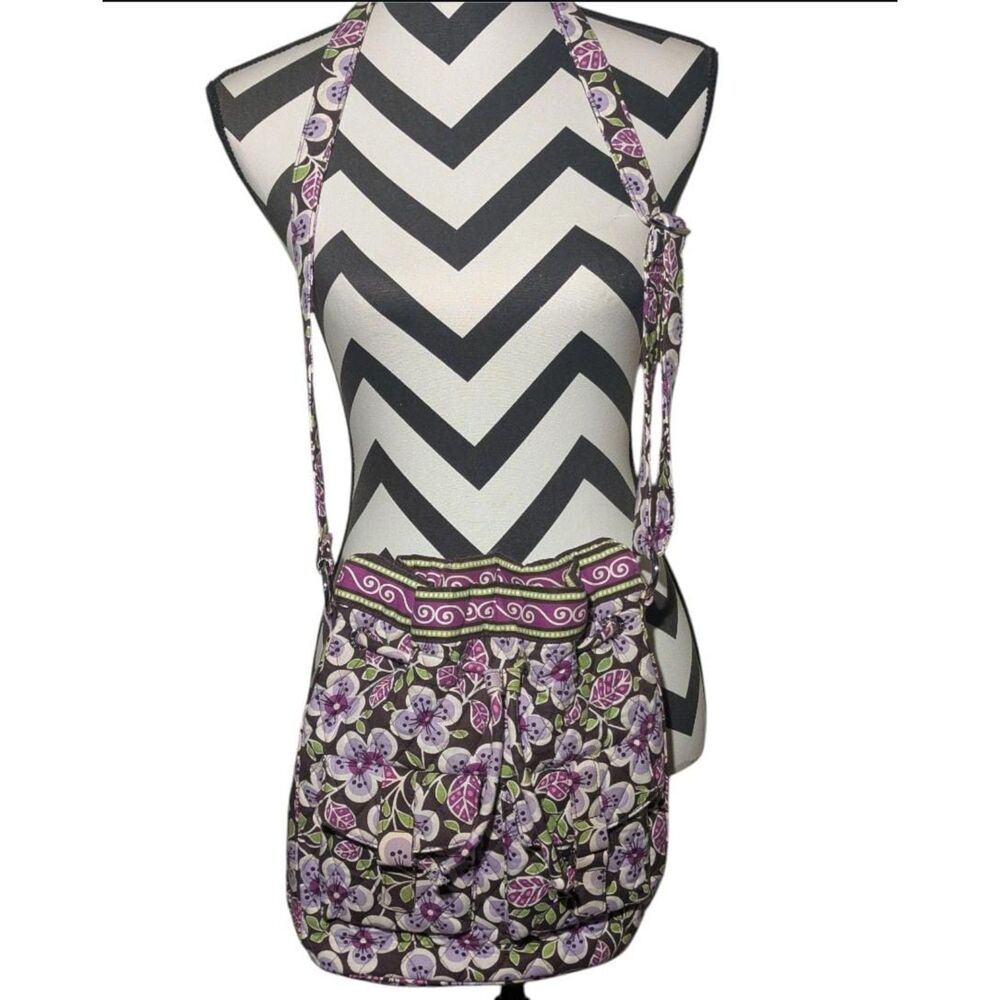 Vera Bradley Quilted Floral Drawstring Bucket Bag